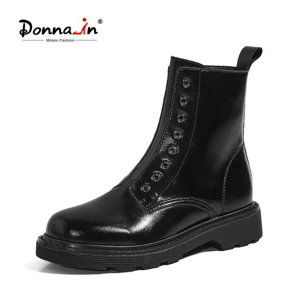 boots donna-in women winter genuine leather ankle plush lining warm platform female shoes zip design snow boot 34-40, Black
boots donna-in women winter genuine leather ankle plush lining warm platform female shoes zip design snow boot 34-40, Black