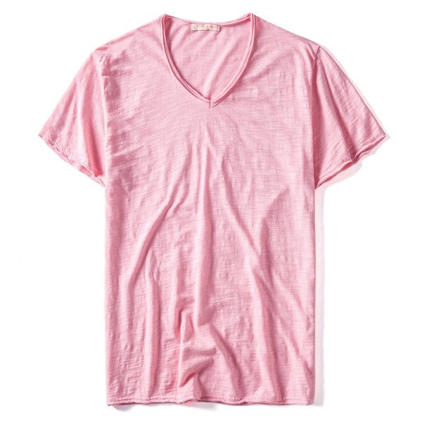 2020 new summer 10 colors v-neck t-shirt men 100% combed cotton solid short sleeve t shirt men fitness undershirt male tees, White;black
2020 new summer 10 colors v-neck t-shirt men 100% combed cotton solid short sleeve t shirt men fitness undershirt male tees, White;black