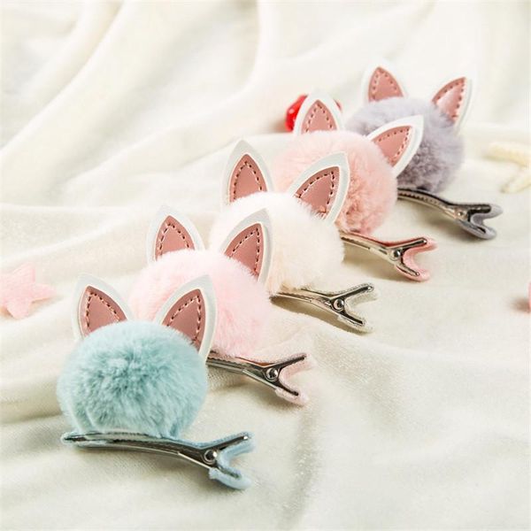 hair accessories girls lovely cat ears woolen ball hairpins 2pcs korean color clip cute party barrettes1, Slivery;white
hair accessories girls lovely cat ears woolen ball hairpins 2pcs korean color clip cute party barrettes1, Slivery;white