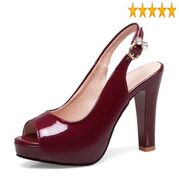 sandals summer 2021 women pu leather platform thick high heels shoes buckle peep toe ladies party plus size 43, Black
sandals summer 2021 women pu leather platform thick high heels shoes buckle peep toe ladies party plus size 43, Black