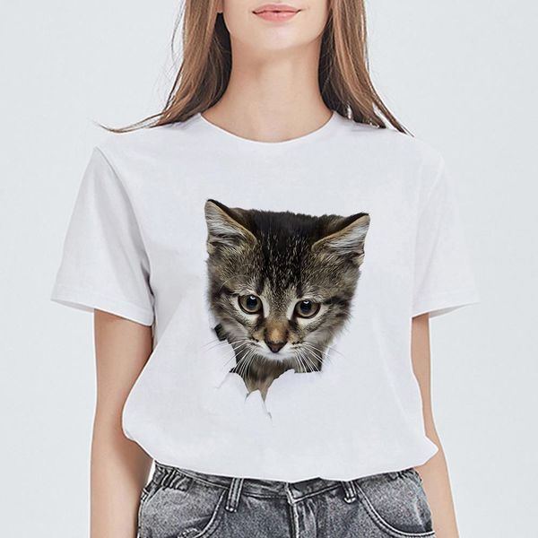 new arrivals art printing short sleeve women's shirt cat trendy t shirt women casual tshirt harajuku t-shirts, White
new arrivals art printing short sleeve women's shirt cat trendy t shirt women casual tshirt harajuku t-shirts, White