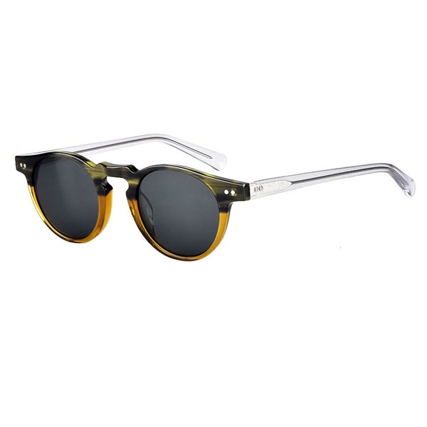 2021 new vintage round gradient sunglasses polarized glass male and female acetate frame ov5186 unb5, White;black
2021 new vintage round gradient sunglasses polarized glass male and female acetate frame ov5186 unb5, White;black