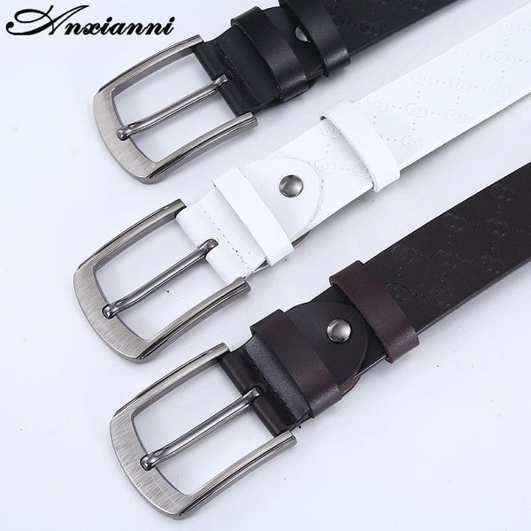 cowhide genuine leather belts brand strap male pin buckle vintage jeans for men fashion casual belt gift, Black;brown
cowhide genuine leather belts brand strap male pin buckle vintage jeans for men fashion casual belt gift, Black;brown