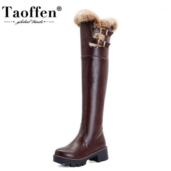 boots taoffen size 35-43 women over knee plush fur round toe metal buckle zipper shoes winter fashion footwear1, Black
boots taoffen size 35-43 women over knee plush fur round toe metal buckle zipper shoes winter fashion footwear1, Black