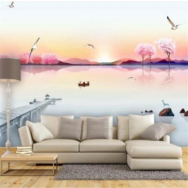 3d custom wallpapers nature landscape murals wall papers pink floral river cafe restaurant wallpaper for living room home decor
3d custom wallpapers nature landscape murals wall papers pink floral river cafe restaurant wallpaper for living room home decor