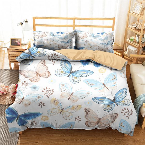 a bedding set 3d printed duvet cover bed set butterfly home textiles for adults bedclothes with pillowcase #hd23 1012
a bedding set 3d printed duvet cover bed set butterfly home textiles for adults bedclothes with pillowcase #hd23 1012