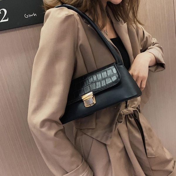 women 2020 autumn new hasp handbags lock casual shoulder simple bag women bag shoulder solid color bolsas feminina #c
women 2020 autumn new hasp handbags lock casual shoulder simple bag women bag shoulder solid color bolsas feminina #c