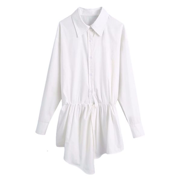 2021 new streetwear women solid white turn collar shirts fashion ladies loose long elegant female chic draped blouses rh7w
2021 new streetwear women solid white turn collar shirts fashion ladies loose long elegant female chic draped blouses rh7w