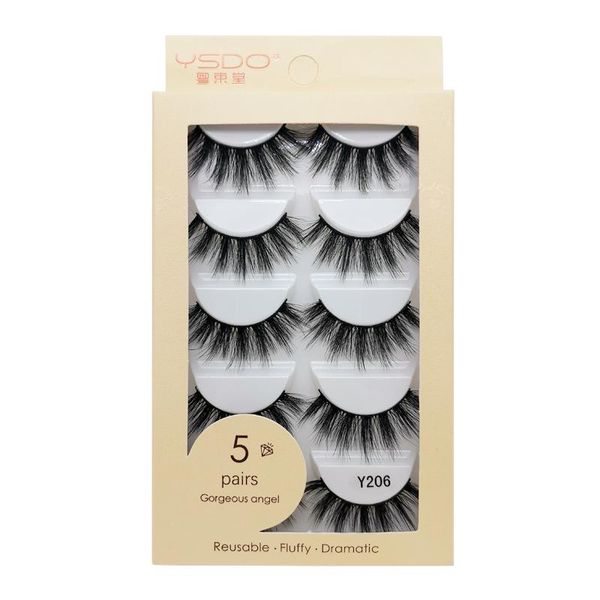 shidishangpin 5pairs multipack 3d mink eyelashes fake lashes handmade wispy fluffy eye lashes natural long eye makeup tools wmttpe xhhair 
shidishangpin 5pairs multipack 3d mink eyelashes fake lashes handmade wispy fluffy eye lashes natural long eye makeup tools wmttpe xhhair