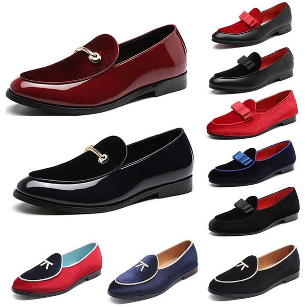4 styles 2020 men leather shoes formal wedding fashion bowknot suede loafers male flats gentlemen casual slip on leather shoes, Black
4 styles 2020 men leather shoes formal wedding fashion bowknot suede loafers male flats gentlemen casual slip on leather shoes, Black
