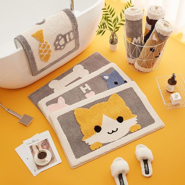 household bathroom non-slip mat door mat bathroom absorbent pads cartoon carpet
household bathroom non-slip mat door mat bathroom absorbent pads cartoon carpet