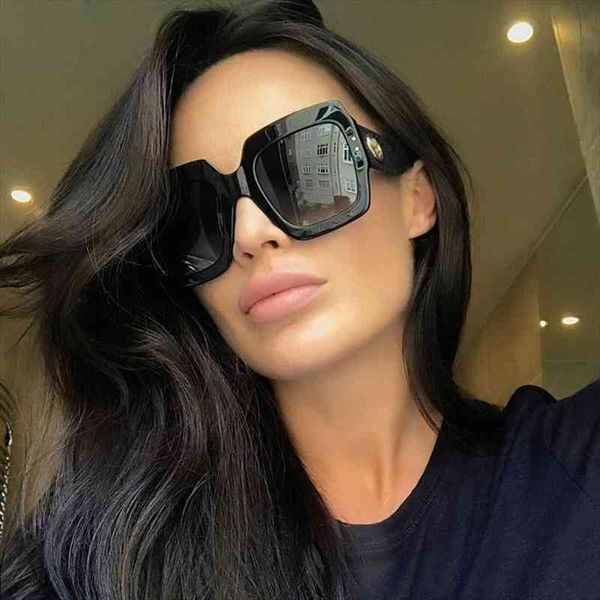 vintage thick frame womens square sunglasses oversized shades brand sun glasses women man glasses oculos de sol uv400, White;black
vintage thick frame womens square sunglasses oversized shades brand sun glasses women man glasses oculos de sol uv400, White;black