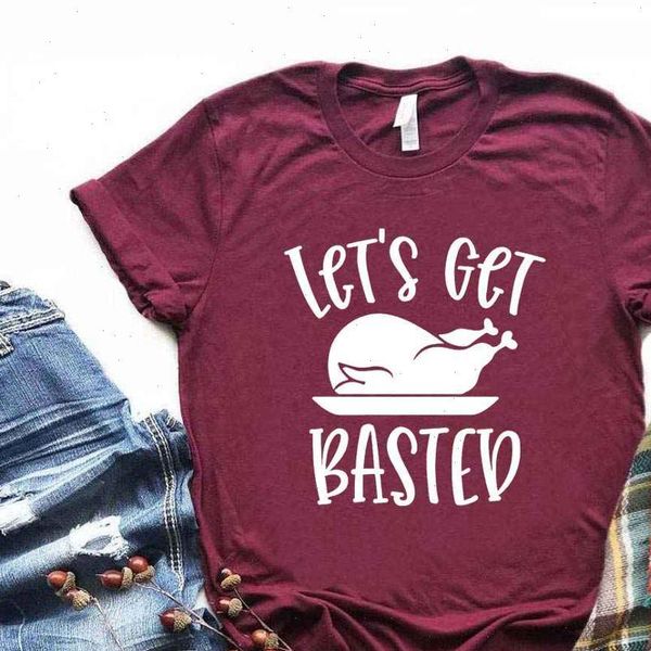 lets get basted thanksgiving women tshirt cotton casual funny t shirt gift lady yong girl tee 6 color a 1070, White
lets get basted thanksgiving women tshirt cotton casual funny t shirt gift lady yong girl tee 6 color a 1070, White