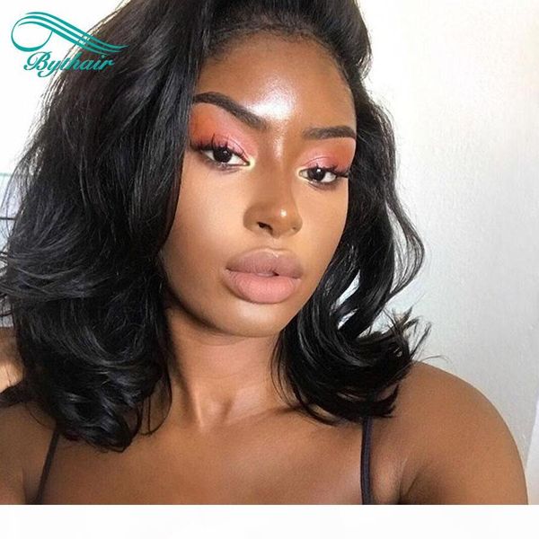 bythair pre plucked 360 lace frontal wigs short bob wavy lace front human hair wigs with baby hair brazilian remy full lace wig, Black
bythair pre plucked 360 lace frontal wigs short bob wavy lace front human hair wigs with baby hair brazilian remy full lace wig, Black