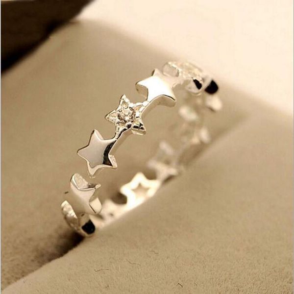 cluster rings 925 sterling silver jewelry fashion small fresh stars crystal prevention simple beautiful opening sr28, Golden;silver
cluster rings 925 sterling silver jewelry fashion small fresh stars crystal prevention simple beautiful opening sr28, Golden;silver