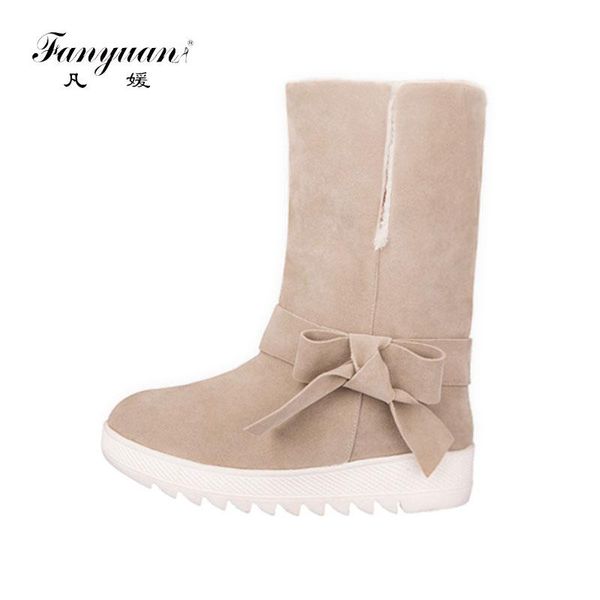 fanyuan ankle boots for women low heel women snow boots bowtie warm cotton shoes flock ankle snow boot female, Black
fanyuan ankle boots for women low heel women snow boots bowtie warm cotton shoes flock ankle snow boot female, Black
