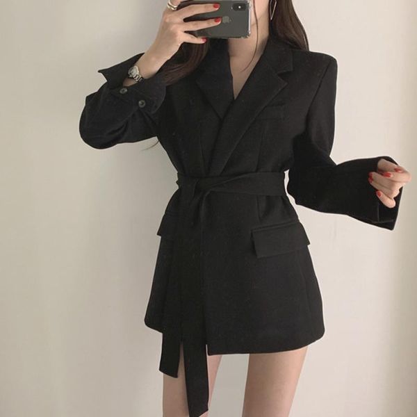 bella philosophy women autumn blazer dress female 2020 long sleeve sashes short dress slim business chic blazer jacket, White;black
bella philosophy women autumn blazer dress female 2020 long sleeve sashes short dress slim business chic blazer jacket, White;black