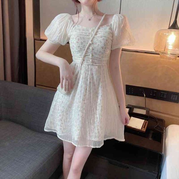 vintage french mini chiffon dress bubble sleeve square collar fairy casual party korean maxi dress for women summer vestido, Black;gray
vintage french mini chiffon dress bubble sleeve square collar fairy casual party korean maxi dress for women summer vestido, Black;gray