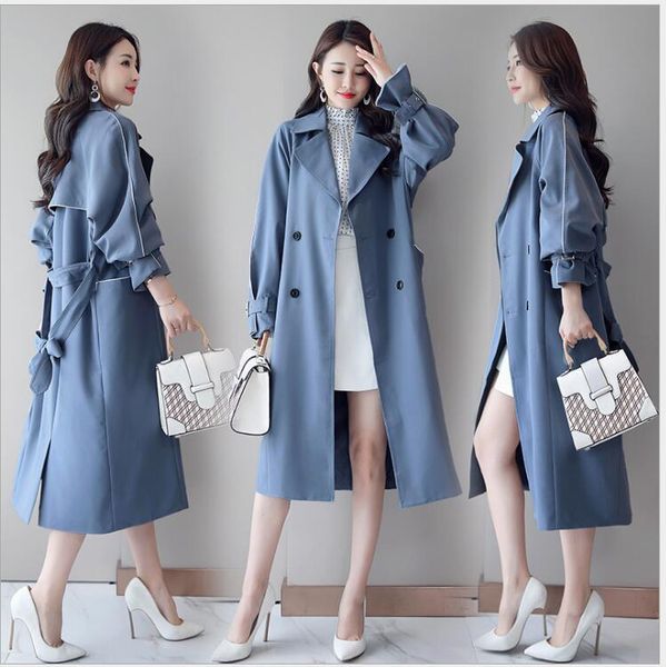spring and autumn women fashion trench very long working women' coats and trenchs., Tan;black
spring and autumn women fashion trench very long working women' coats and trenchs., Tan;black