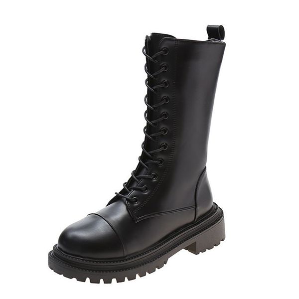 2021 новый черный британский стиль кожи от mid-calf модные женские ботинки кружева на платформу женщина q3kw, Black
2021 новый черный британский стиль кожи от mid-calf модные женские ботинки кружева на платформу женщина q3kw, Black