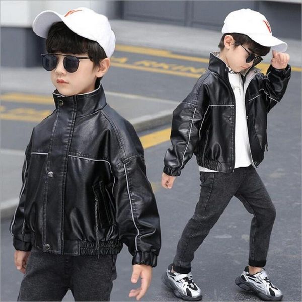 jackets children's clothing boys leather pu spring and autumn jacket for outwear baby 2-11y, Blue;gray
jackets children's clothing boys leather pu spring and autumn jacket for outwear baby 2-11y, Blue;gray