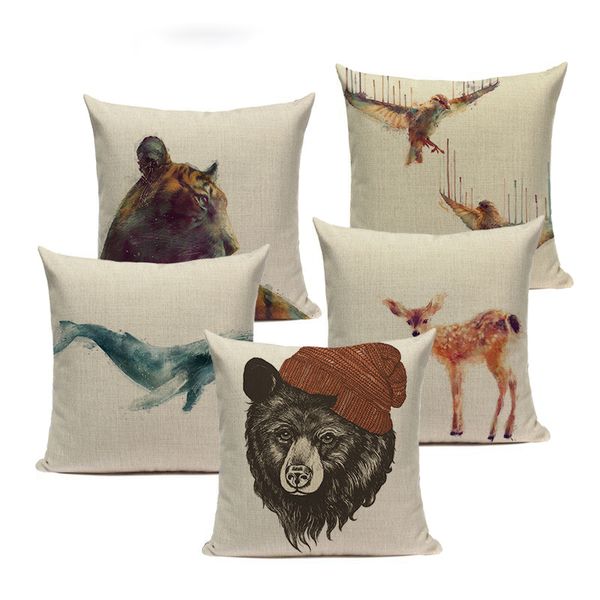 sale support animal series textiles lion owl rabbit wolf sofa fundas 45cmx45cm square leather sofa printing pillow cover
sale support animal series textiles lion owl rabbit wolf sofa fundas 45cmx45cm square leather sofa printing pillow cover