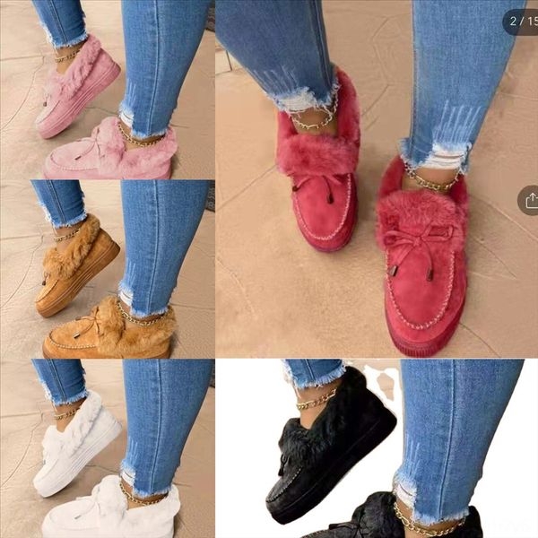 uqrvr winter warm slippers fur ladies cotton plus velvet thick snow boots mop home yarn indoor cotton shoes house bottom slippers women, Black
uqrvr winter warm slippers fur ladies cotton plus velvet thick snow boots mop home yarn indoor cotton shoes house bottom slippers women, Black
