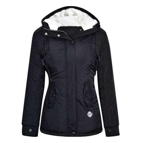 winter women warm parkas hooded thick plush winter coats female mid-long cotton jacket 2019 fashion lady warm coat outwear d25, Black
winter women warm parkas hooded thick plush winter coats female mid-long cotton jacket 2019 fashion lady warm coat outwear d25, Black