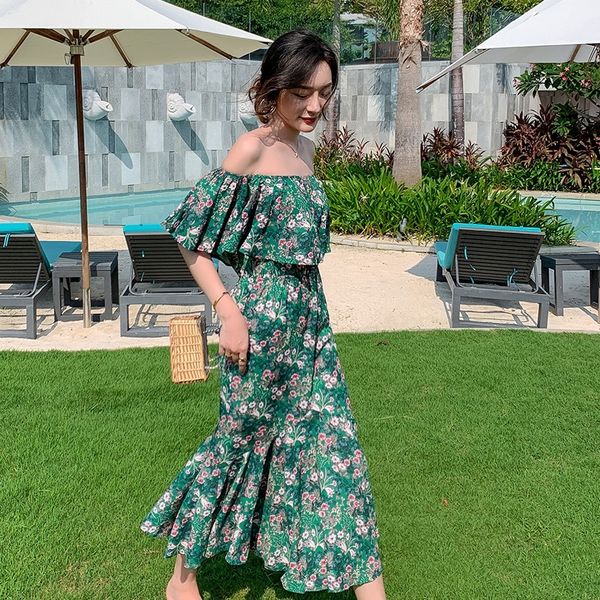 3utex green fishtail shoulder dress floral women's autumn style long sleeve open shoulder one heart machine dress dressnational dressch, Black;gray
3utex green fishtail shoulder dress floral women's autumn style long sleeve open shoulder one heart machine dress dressnational dressch, Black;gray