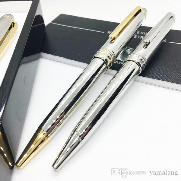 luxury silver rollerball pen fountain pen with stationery school office supplies writing ballpoint pen for gifts, Blue;orange
luxury silver rollerball pen fountain pen with stationery school office supplies writing ballpoint pen for gifts, Blue;orange