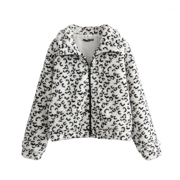 jj - 399 2020 autumn europe and the united states women's new lambs wool female leopard print coat1, Black;brown
jj - 399 2020 autumn europe and the united states women's new lambs wool female leopard print coat1, Black;brown