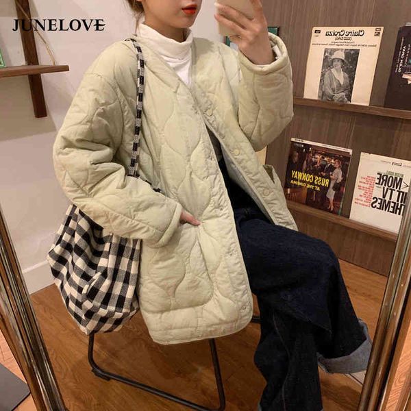 women's wool & blends short parkas women winter loose warm solid argyle quilting korean ulzzang trendy all-match safari coats oversized, Black
women's wool & blends short parkas women winter loose warm solid argyle quilting korean ulzzang trendy all-match safari coats oversized, Black