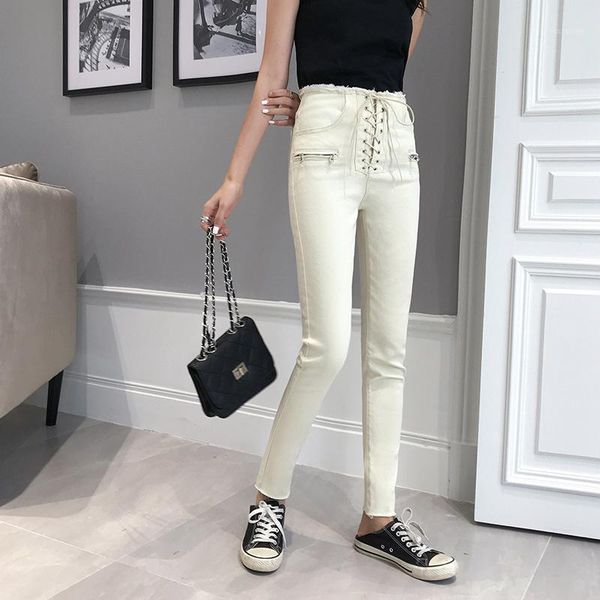 2019 new women fashion new jeans ankle-length pants europe lace-up bowknot slim pencil pants stylish panter female1, Blue
2019 new women fashion new jeans ankle-length pants europe lace-up bowknot slim pencil pants stylish panter female1, Blue