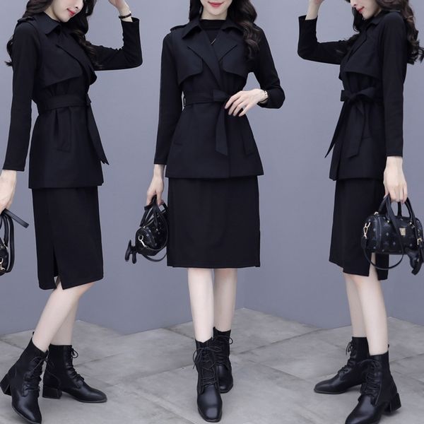 windbreaker vest two piece suit fall 2020 new waist tie knit dress windbreaker dress skirt set foreign style suit td98m, Gray
windbreaker vest two piece suit fall 2020 new waist tie knit dress windbreaker dress skirt set foreign style suit td98m, Gray