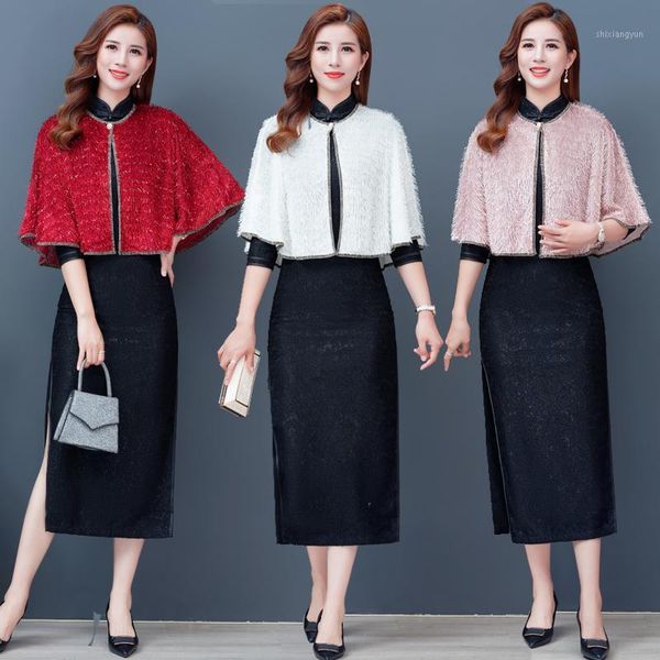 new women fleece jacket coat elegant women cloak shawl jacket plus size female autumn spring outwear party lady windbreaker1, Black;brown
new women fleece jacket coat elegant women cloak shawl jacket plus size female autumn spring outwear party lady windbreaker1, Black;brown