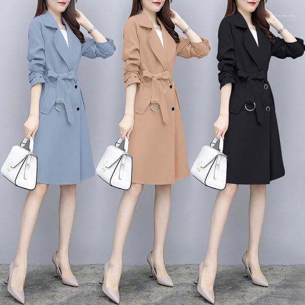 loose little clothes women elegant charming female workwear woman trench coat full sleeve black mid long cortaviento mujer 1, Tan;black
loose little clothes women elegant charming female workwear woman trench coat full sleeve black mid long cortaviento mujer 1, Tan;black