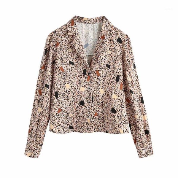 2020 new women blouse printed lapel collar v-neck cuffed sleeves flowing shirt female shirts femme mujer blouse blusas1, White
2020 new women blouse printed lapel collar v-neck cuffed sleeves flowing shirt female shirts femme mujer blouse blusas1, White