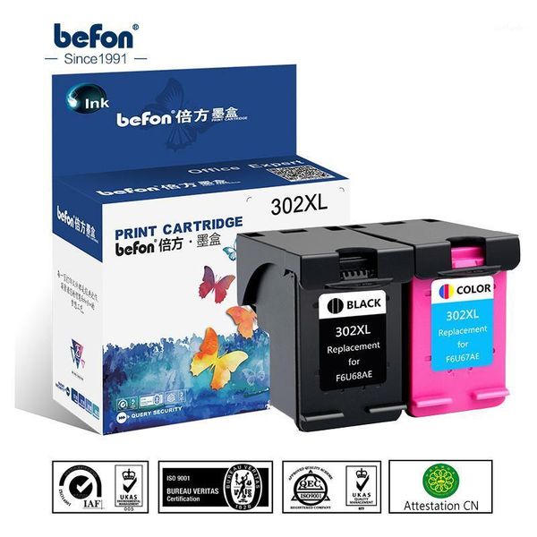 ink cartridges befon re-manufactured 302xl cartridge replacement for 302 xl deskjet 1110 1111 1112 2130 2131 21321
ink cartridges befon re-manufactured 302xl cartridge replacement for 302 xl deskjet 1110 1111 1112 2130 2131 21321
