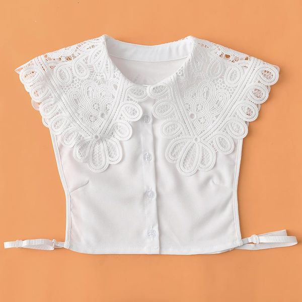 lolita style women fake collar ladies blouse lace flower white chiffon fake collar vintage women fake half shirt detachable
lolita style women fake collar ladies blouse lace flower white chiffon fake collar vintage women fake half shirt detachable