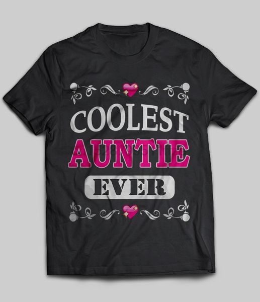 coolest auntie ever t-shirt sport hooded sweatshirt hoodie