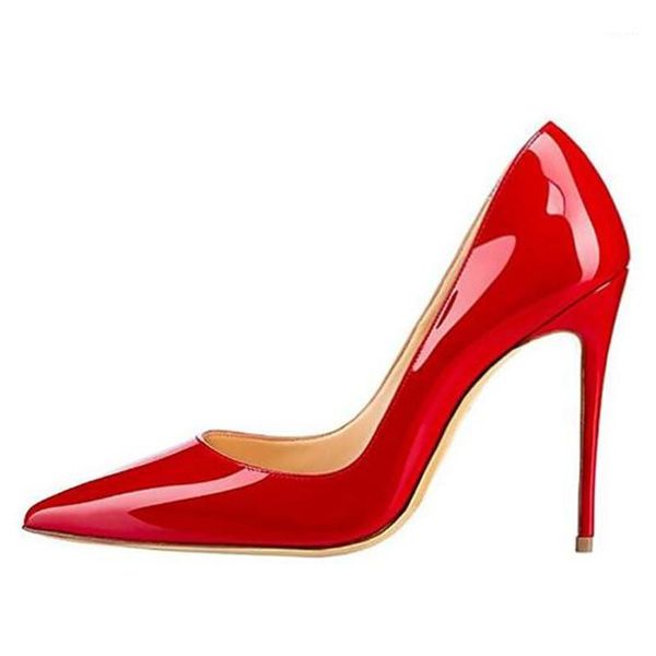 red dress party women pumps patent leather thin high heels shoes wedding slip on 10cm pointed toe shallow women shoes 20201, Black
red dress party women pumps patent leather thin high heels shoes wedding slip on 10cm pointed toe shallow women shoes 20201, Black