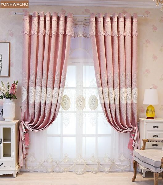 custom curtain luxury living room high-class noble chenille embroidery shading pink cloth blackout curtain tulle c416
custom curtain luxury living room high-class noble chenille embroidery shading pink cloth blackout curtain tulle c416