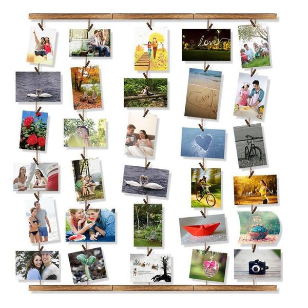 p frame for picture wooden p frame clip multiple wooden set for hanging wall decor
