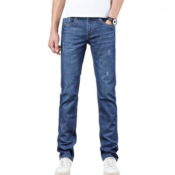 baxulong new men's jeans cotton slim men's pants embroidery small straight casual jeans men1, Blue
baxulong new men's jeans cotton slim men's pants embroidery small straight casual jeans men1, Blue