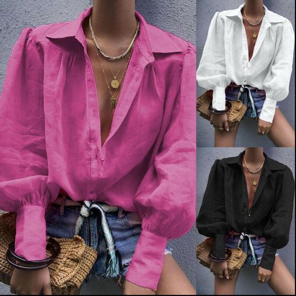 white long lantern sleeve womens shirt autumn office lady blouses female 2021 summer western style solid buttoned shirts
white long lantern sleeve womens shirt autumn office lady blouses female 2021 summer western style solid buttoned shirts
