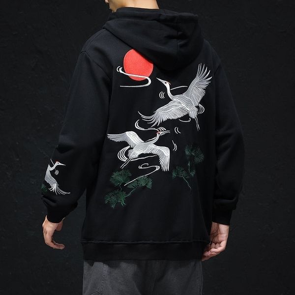 mrgoldenbowl chinese style embroidered men hoodies autumn new men's hooded sweatshirts man streetwear casual pullovers 201020, Black
mrgoldenbowl chinese style embroidered men hoodies autumn new men's hooded sweatshirts man streetwear casual pullovers 201020, Black