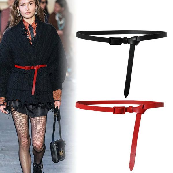 no pin black knot belt female thin soft skirt simple casual waistband dress long cowhide belts realleather strap jean cow belt, Black;brown
no pin black knot belt female thin soft skirt simple casual waistband dress long cowhide belts realleather strap jean cow belt, Black;brown