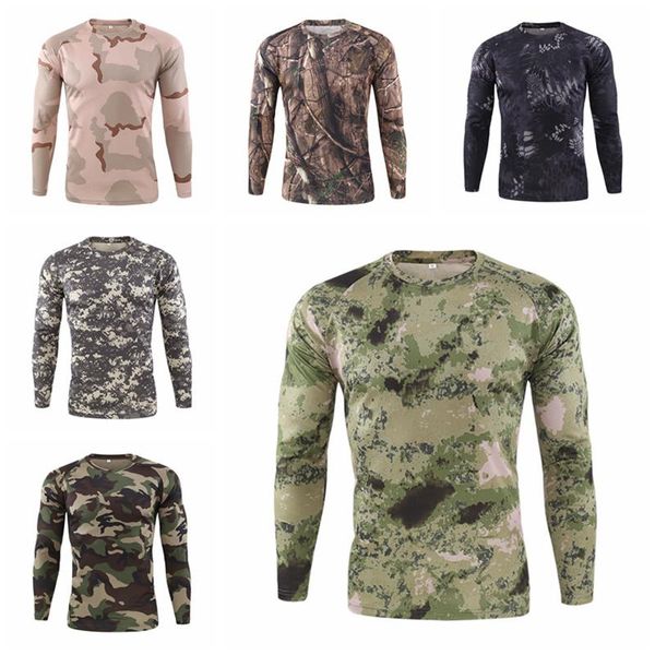 outdoor t-shirts 2021 men long sleeve t shirt tactical camouflage army python camo quick dry hiking tees camp hunting fishing, Gray;blue 
outdoor t-shirts 2021 men long sleeve t shirt tactical camouflage army python camo quick dry hiking tees camp hunting fishing, Gray;blue