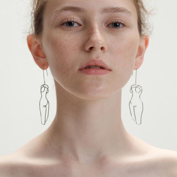 cool brief style earrings tone figure long dangle earrings for women gogh original body drop jewlery, Silver
cool brief style earrings tone figure long dangle earrings for women gogh original body drop jewlery, Silver