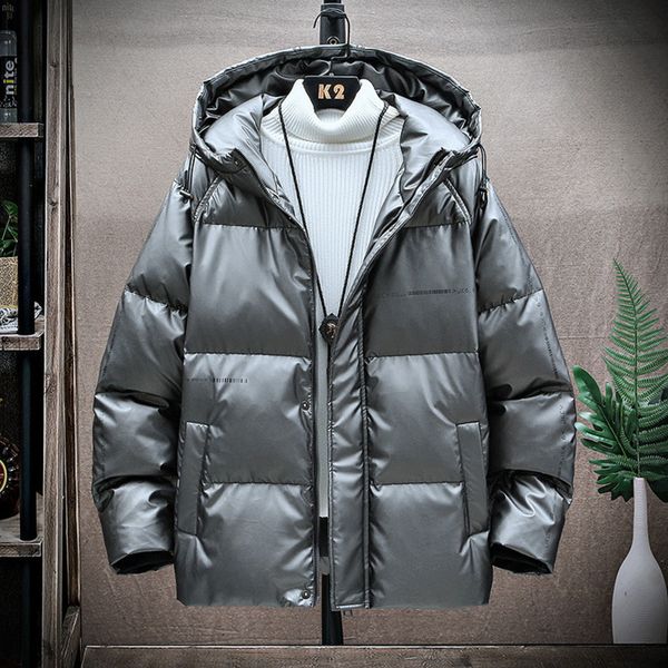 men's 2021 new warm hooded white duck down wind proof trend youth men's winter et, Black
men's 2021 new warm hooded white duck down wind proof trend youth men's winter et, Black